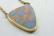 14k Opal pendant