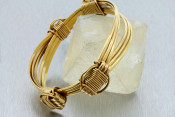 18k Gold Elephant Hair Bracelet