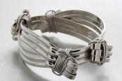 Platinum Elephant Hair Bracelet