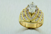 14k diamond ring