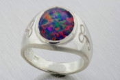 Silber opal ring