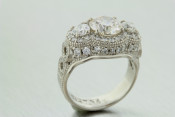 platinum and diamond ring