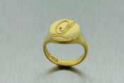 14k signet ring